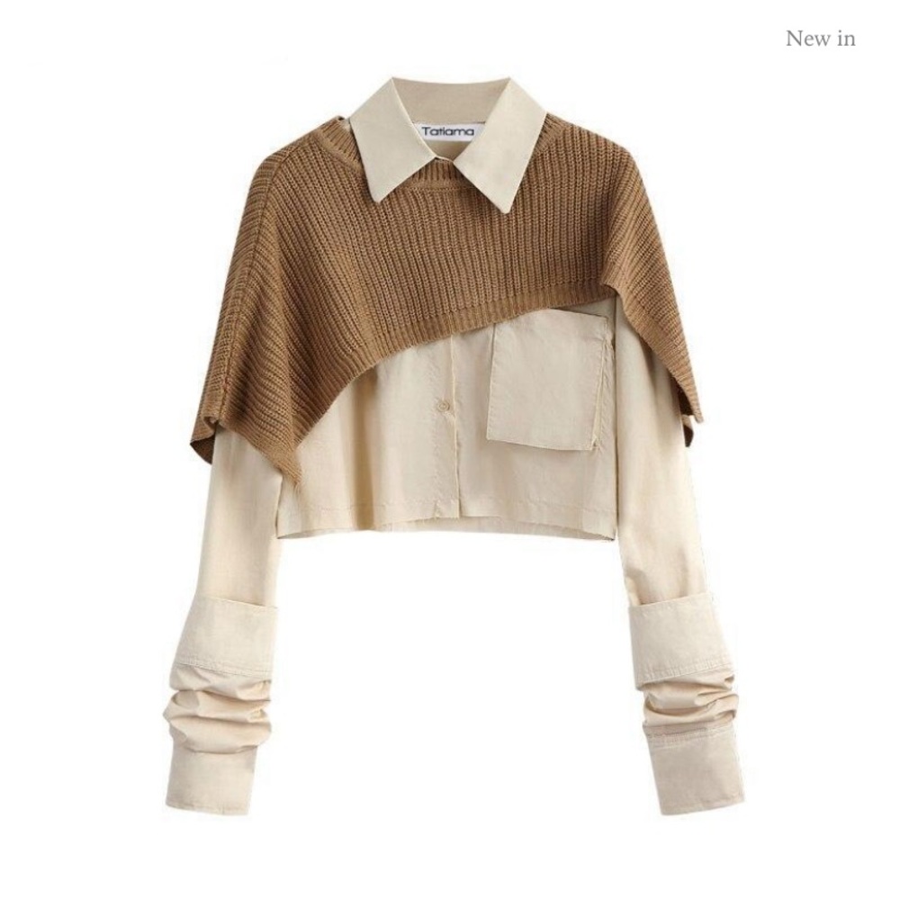 Brand new button down cream blouse